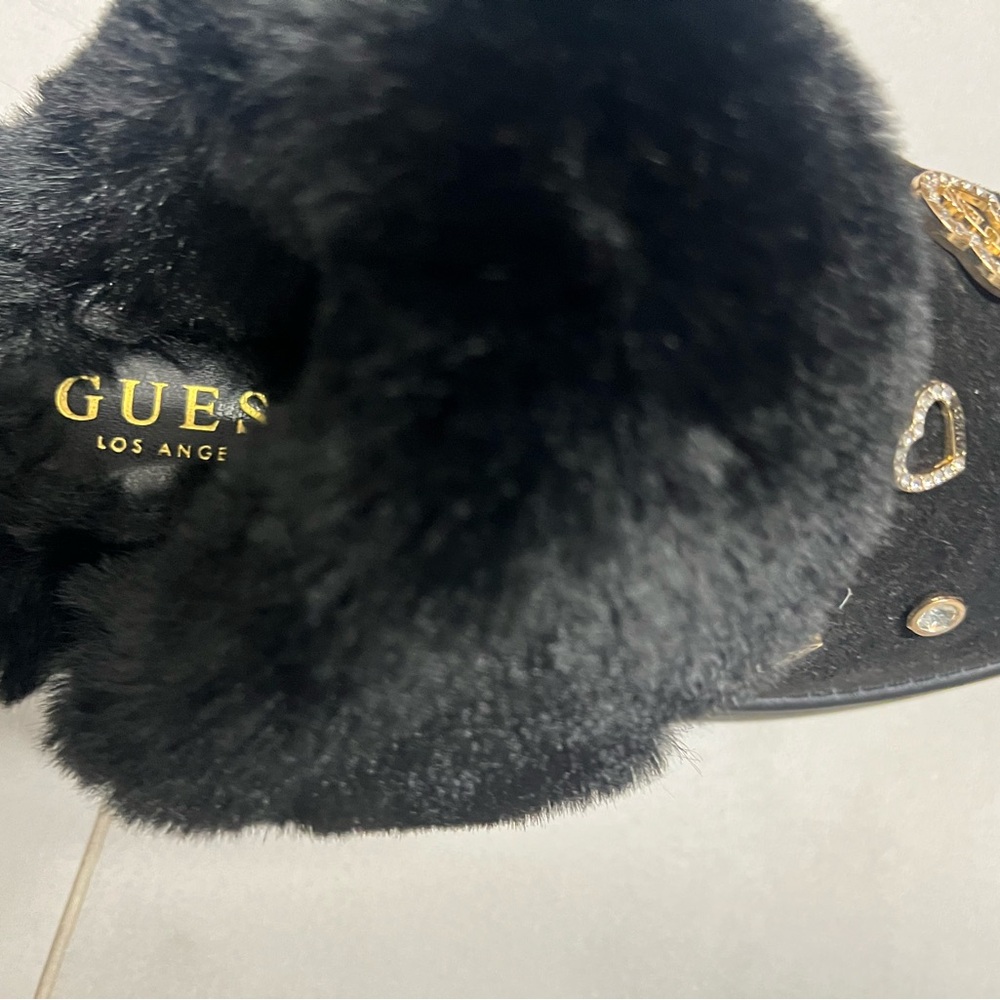 Guess Black Luxurious Winter moccasins